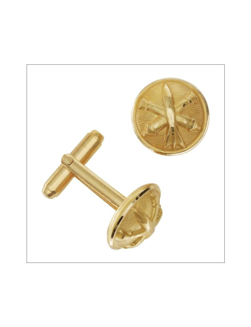 BOUTONS DE MANCHETTE ARTILLERIE