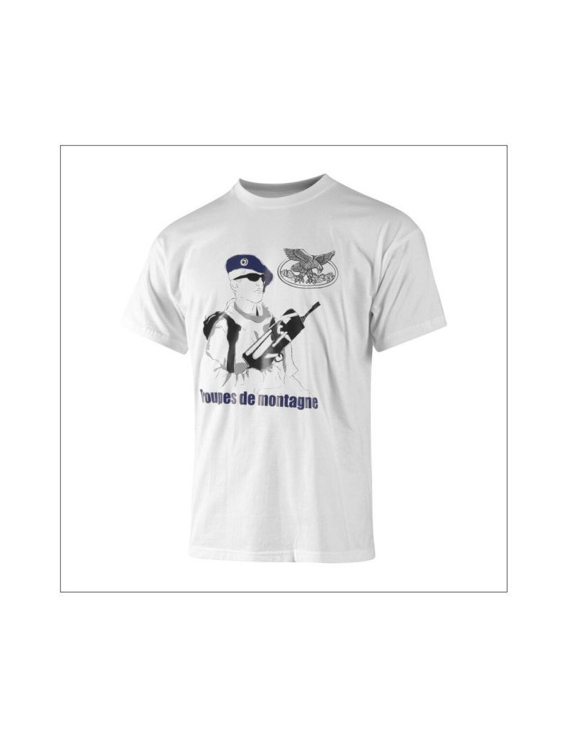 TEE SHIRT COTON TROUPES DE MONTAGNE