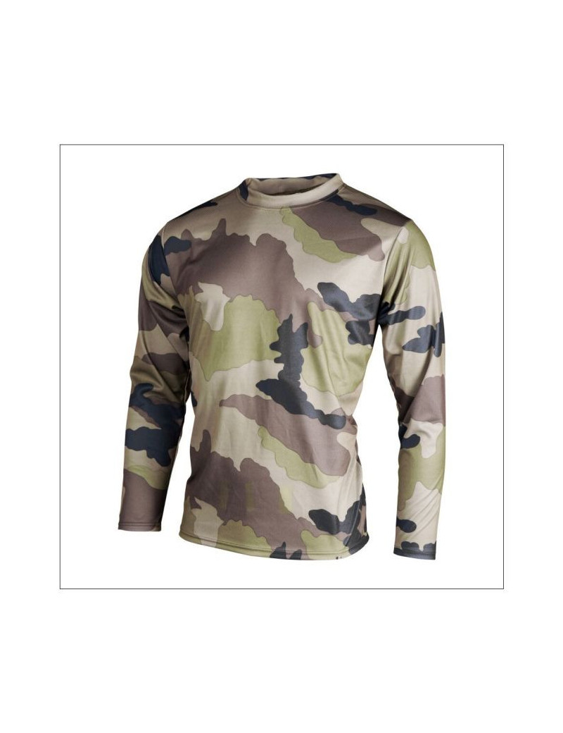 TEE SHIRT DRY CLIM CAM MANCHES LONGUES