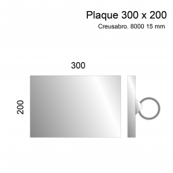 Plaque 300 X 200