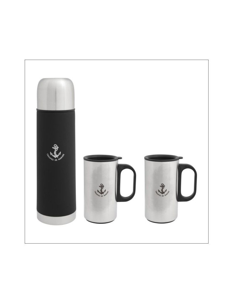 COFFRET BOUTEILLE ET TASSES TDM