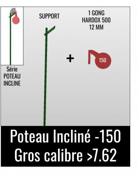 Kit Poteau Incliné 150 -...