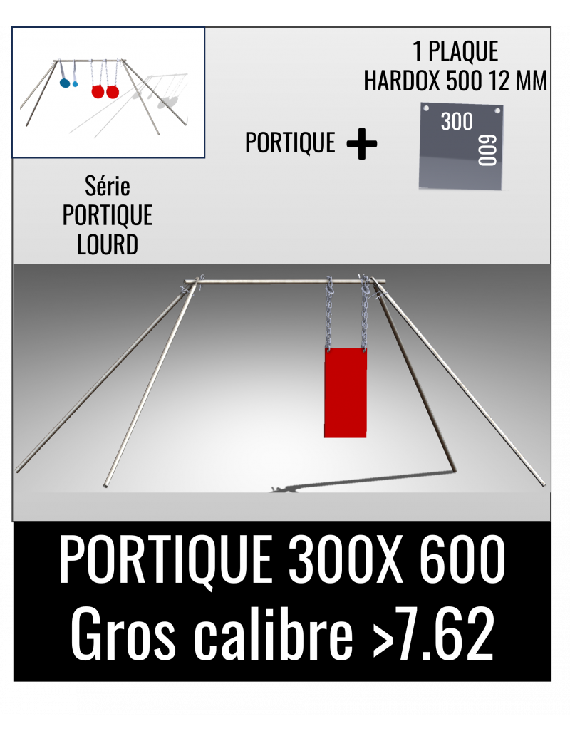 Kit Portique Lourd - Plaque 300 x 600