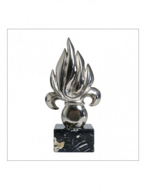 STATUE FLAMME LEGION ARGENT