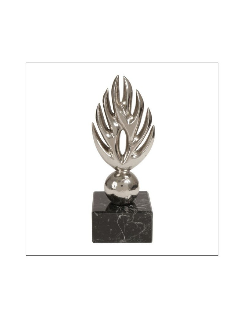STATUE FLAMME GENDARMERIE ARGENT