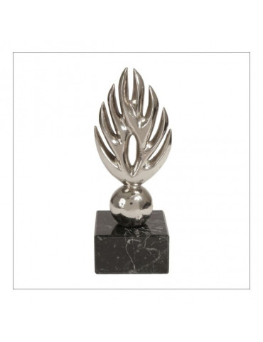 STATUE FLAMME GENDARMERIE ARGENT