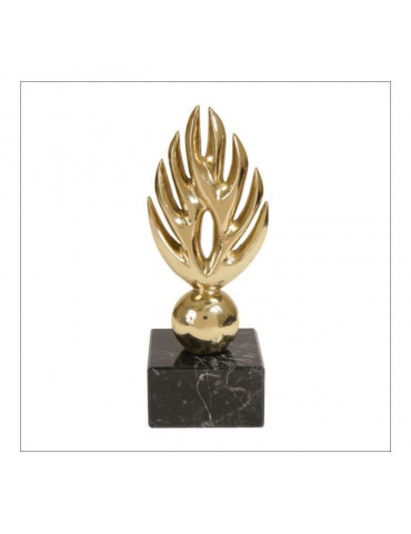 STATUE FLAMME GENDARMERIE OR