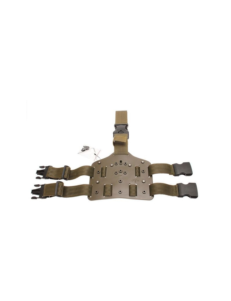 PLAQUE DE CUISSE RESINE BALISTIQUE 1 ATTACHE