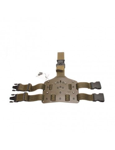 PLAQUE DE CUISSE RESINE BALISTIQUE 1 ATTACHE