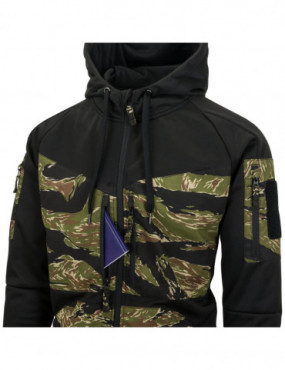 sweat à capuche voyou (fullzip)