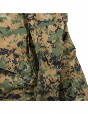 chemise usmc - sergé polycoton