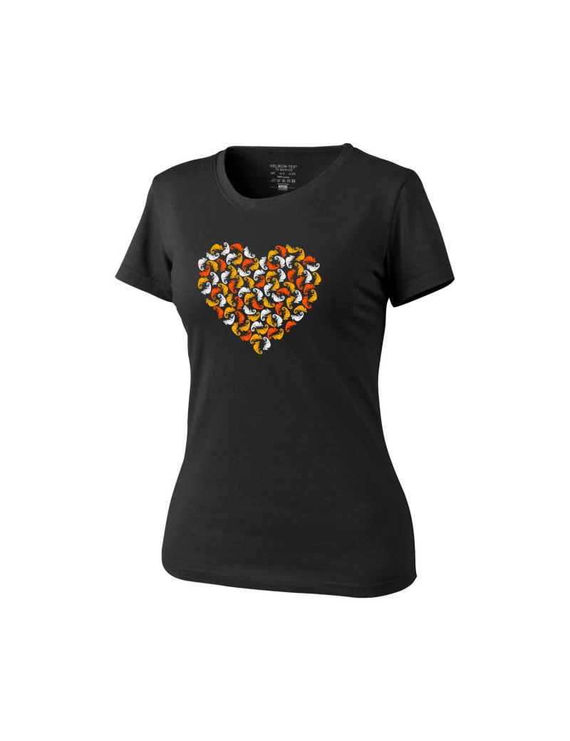 t-shirt femme (coeur caméléon)